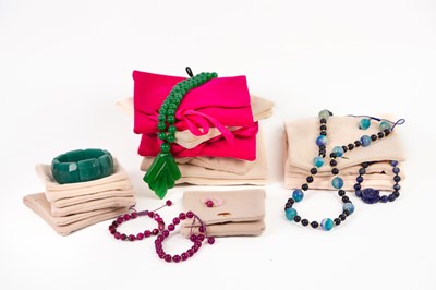 Lot 469 - A collection of semi-precious stone jewellery by Lola Rose.