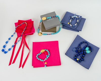 Lot 429 - A collection of semi-precious stone jewellery.