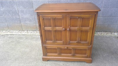 Lot 23 - A Vintage Ercol Entertainment Centre. 95cm...