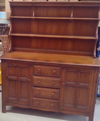 Lot 8 - Ercol Dresser. 170cm tall, 146cm wide and 51cm...