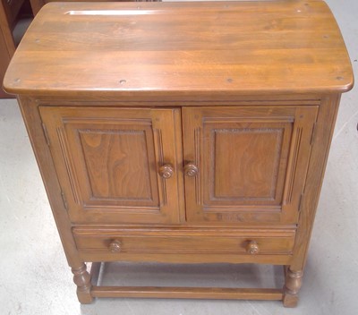 Lot 14 - An Ercol Cupboard. 88cm tall, 78cm wide and...