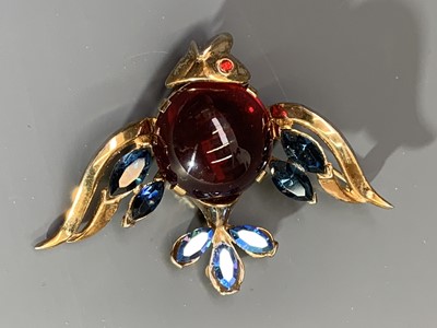 Lot 2463 - A Trifari fish brooch Ht 60mm