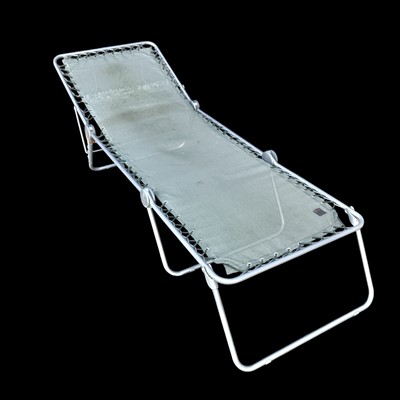 Lot 87 - A folding sun lounger by the French company...