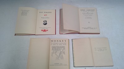 Lot 110 - Vintage Russian Books and Monkey.
