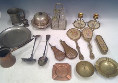 Lot 126 - An Edwardian Dressing Table Set, Powder Flasks,...