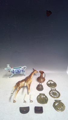 Lot 155 - A Mixed Lot. A Beswick Giraffe, a Delft...