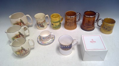 Lot 156 - Cornish Design Tankards, Three Sadler Jugs,...