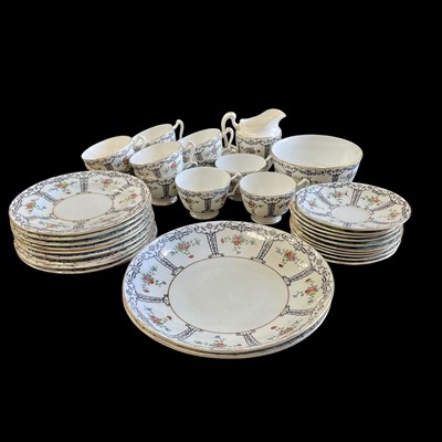 Lot 167 - A set of "Crown Staffordshire" teacups,...