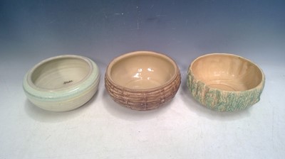 Lot 176 - Three Vintage Ceramic Bowls / Planters. 20cm...