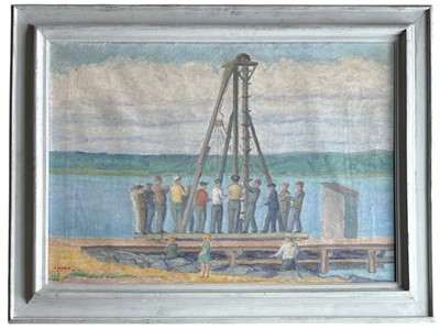 Lot 186 - Emil JANKES (Finnish, 1884-1952), The Pile...