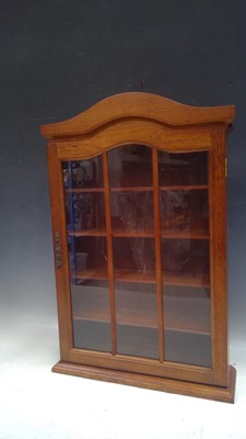Lot 193 - A Teak Display Case, 56cm tall, 38cm wide and...
