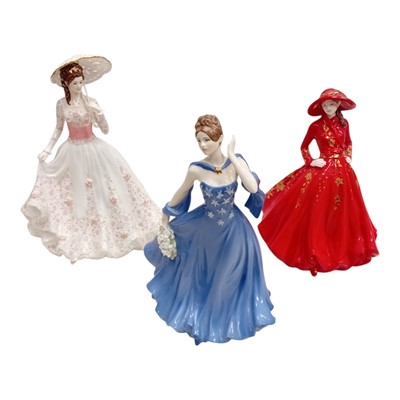 Lot 203 - Royal Worcester figures, including "The Garden...