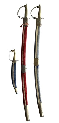 Lot 205 - Two swords and a dagger, all with sheaths and...