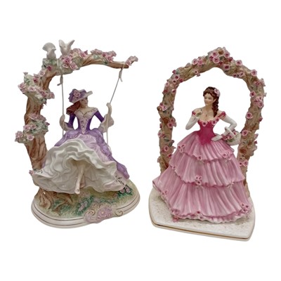 Lot 206 - Royal Worcester "Summer's Dream" and "Rose...