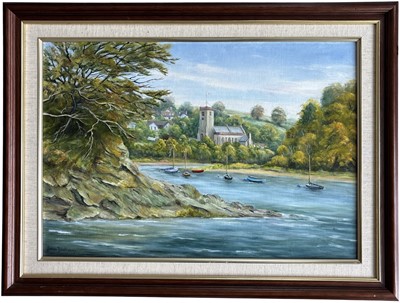 Lot 210 - Jean BADHAM (XX), Stoke Gabriel from River...