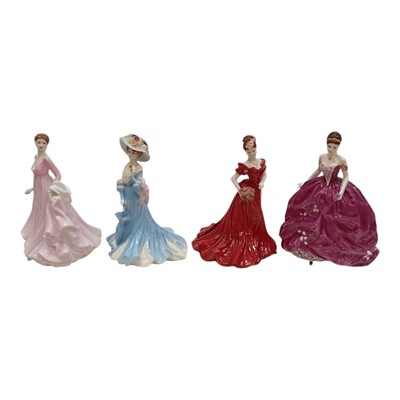 Lot 213 - Coalport figures, "Perfect Moment", "Lady...