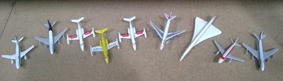 Lot 219 - Corgi and Matchbox Commercial Planes, Concorde,...
