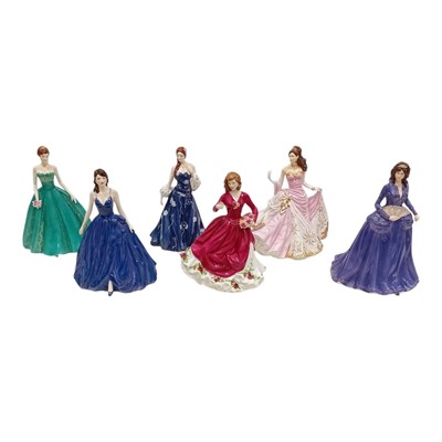 Lot 221 - Porcelain figures - Royal Worcester " Forever",...