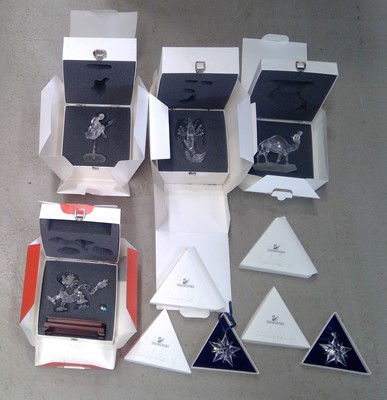 Lot 249 - A Collection of Swarovski Silver Crystal, a...