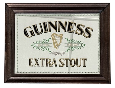 Lot 60 - A Guinness 'Extra Stout' advertising mirror,...