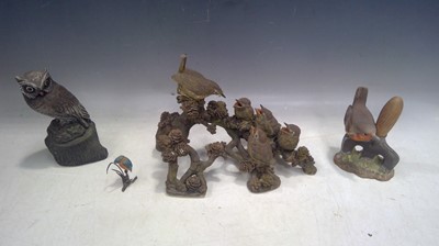 Lot 52 - Ceramic Bird Sculptures. The Family of Wrens...