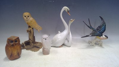 Lot 51 - A Border Fine Arts Barn Owl, a Danish Snowy...