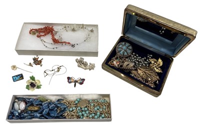 Lot 73 - A Thomas L Mott sterling silver butterfly wing...