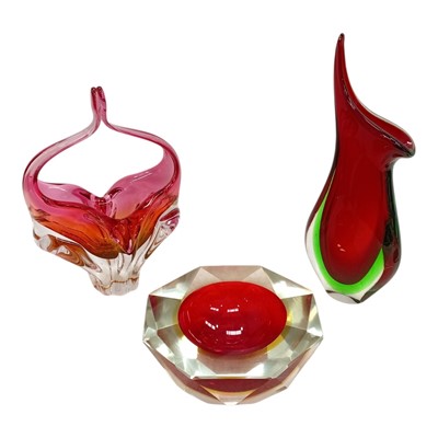 Lot 75 - Three pieces of Art Glass, possibly including...