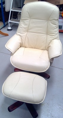 Lot 12 - An Andersons of Sweden Leather Recliner and...
