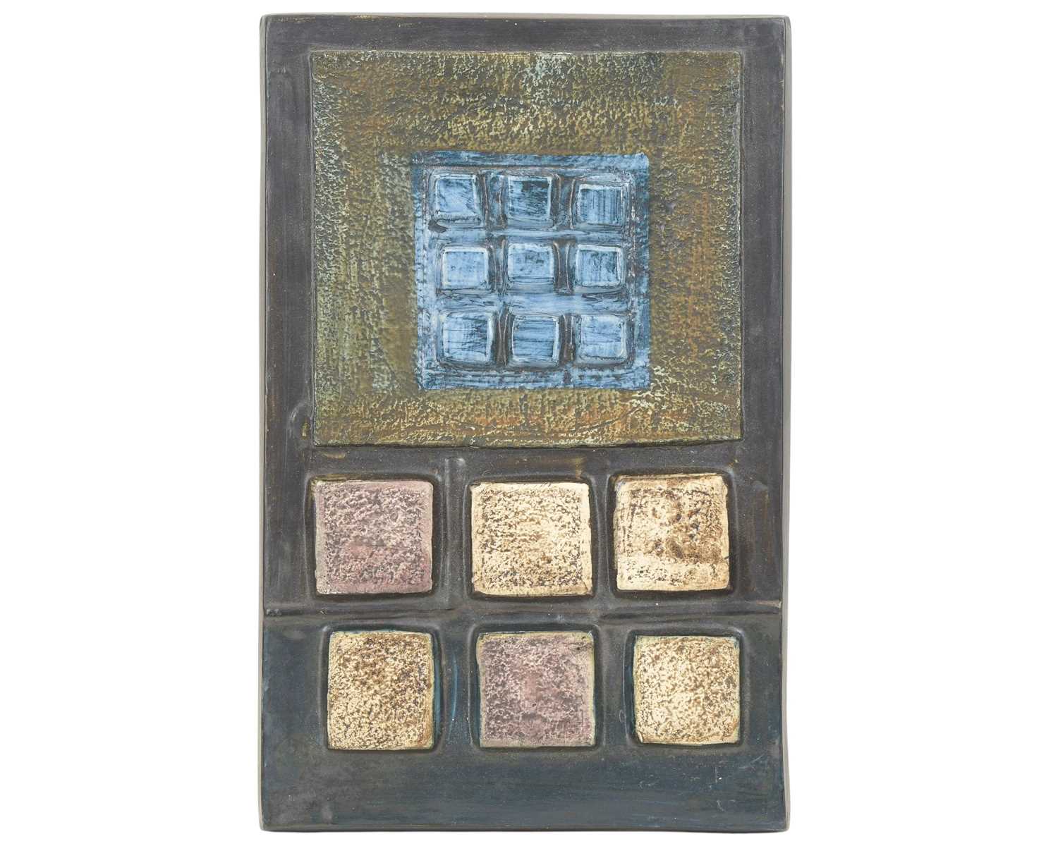 Lot 375 - A Troika calculator plaque, by Sylvia Vallance.