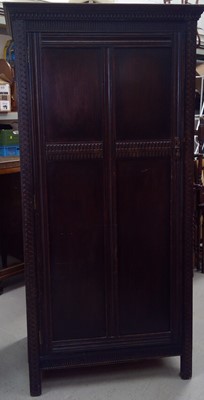 Lot 8 - An Edwardian Fit Robe Wardrobe. With its...