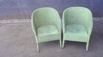 Lot 137 - Two Vintage Lloyd Loom Lusty Chairs.
