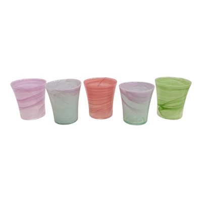 Lot 144 - Five assorted colour Ivyline 13.5cm flared...