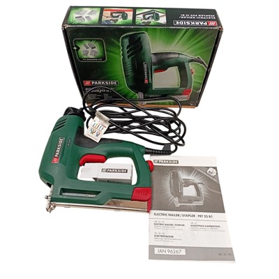 Lot 149 - A boxed Parkside Electric Nailer/Stapler in...