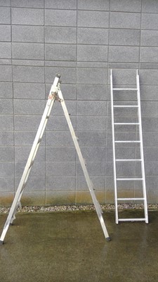 Lot 156 - A Combination Ladder and part of a Loft Ladder.