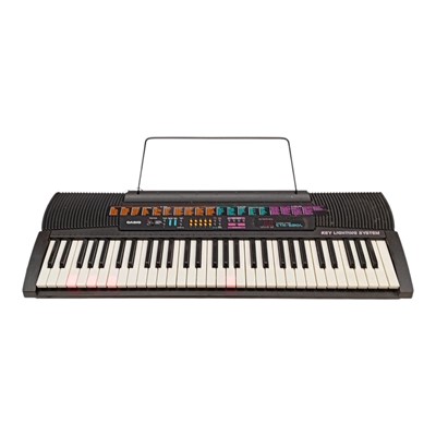 Lot 184 - A Casio CTM-520L 40-songbank keyboard with Key...