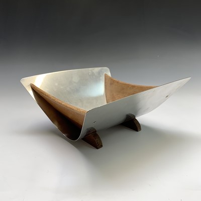 Lot 160 - A mid century Arthur Salm (Swedish) stainless...