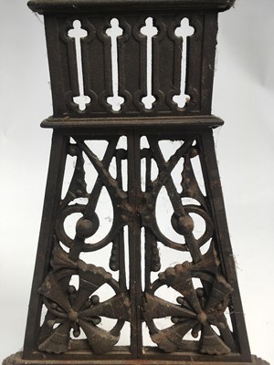 Lot 105 - A 19th century Aesthetic movement cast iron...