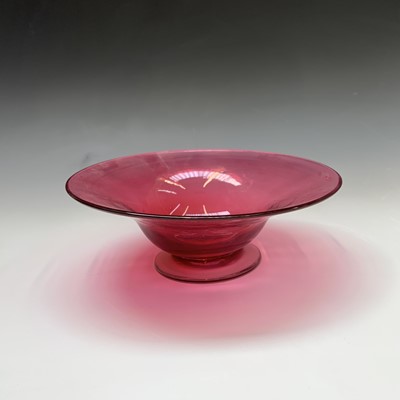 Lot 928 - A collection of Victorian cranberry glass to...