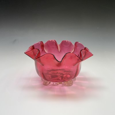 Lot 928 - A collection of Victorian cranberry glass to...