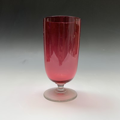 Lot 928 - A collection of Victorian cranberry glass to...