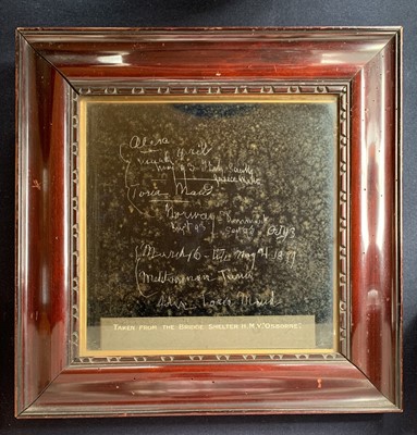 Lot 193 - A unique piece of memorabilia from the Royal...