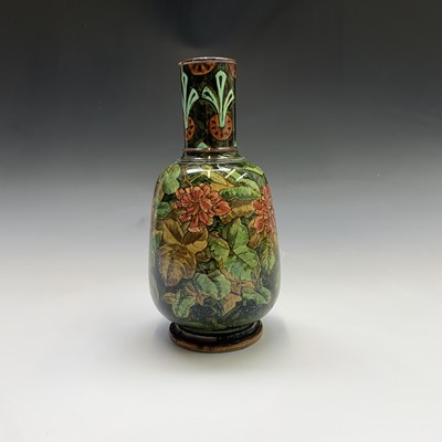 Lot 948 - A Doulton Lambeth Faience vase, dated 1875,...