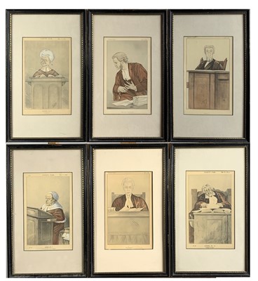 Lot 431 - Vanity Fair - six chromolithographic prints...