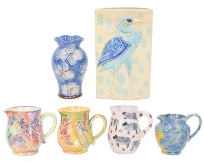 Lot 158 - A collection of studio pottery.