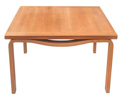 Lot 52 - A Norwegian teak coffee table.