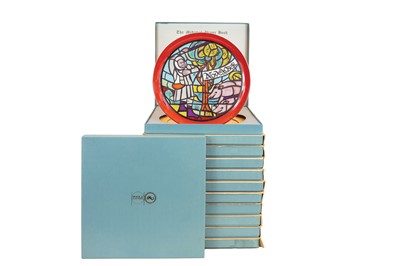 Lot 138 - A set of twelve Poole Pottery Medieval Calendar Series plates.