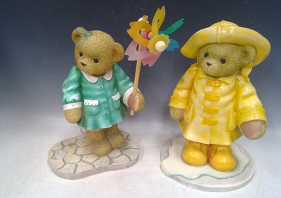Lot 34 - Two Large Cherished Teddies. Both are 41cm tall.