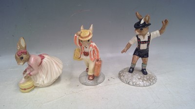 Lot 32 - Three Royal Doulton Bunnykins Figures. The...