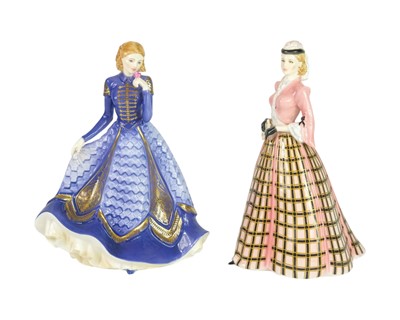 Lot 242 - Royal Worcester limited edition figures.